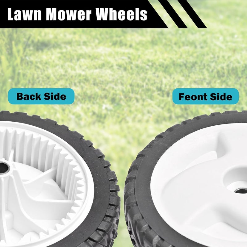 Sutmorly 105-1815 Front Drive Wheels Compatible with Toro 22 Inch Recycler Mower - 8" Drive Wheel Tires Gear Assembly Compatible with Toro 20016 20065 20005 Self-Propelled Lawn Mower 8 Inch, 2Pack - Image 5